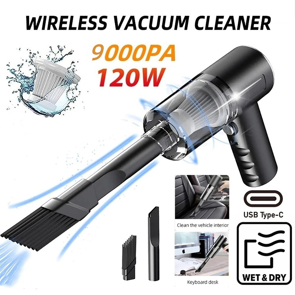 Vacuum Chamber Small - 9000Pa 무선 자동차 진공 청소기 USB