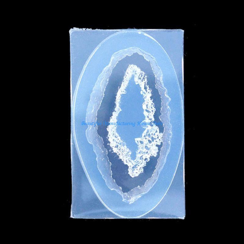 Geode Mold Silicone - E56A 석영 바위 클러스터 금형 DIY