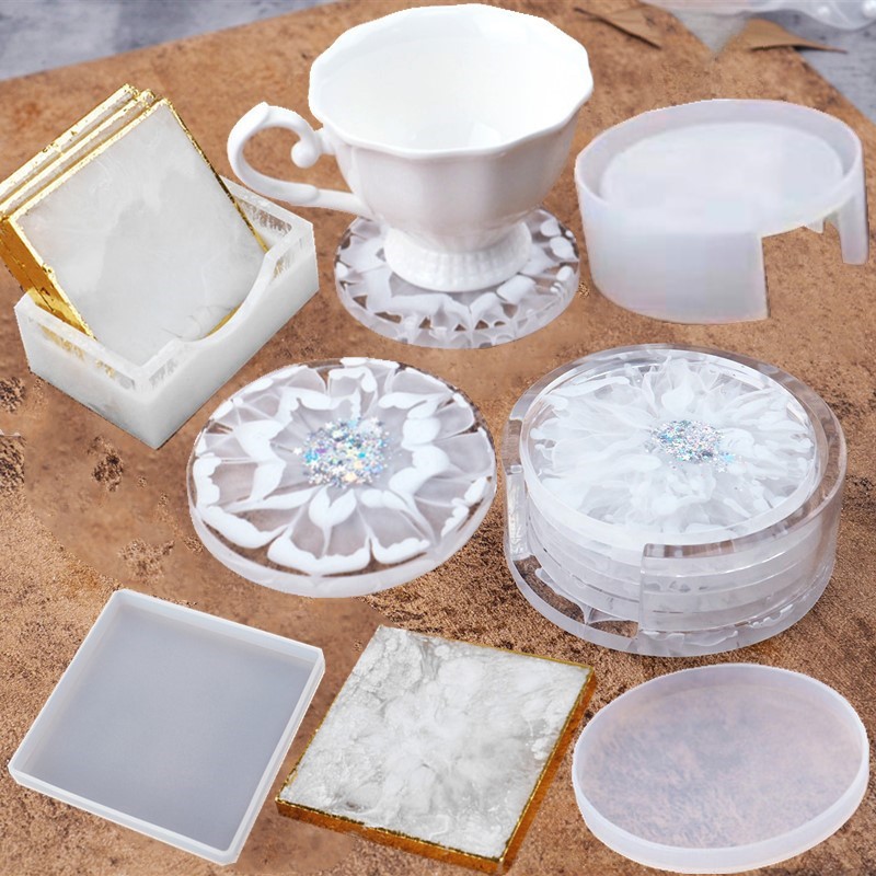 Serving Tray Mold - SNASAN 코스터 컵 매트 실리콘 몰드
