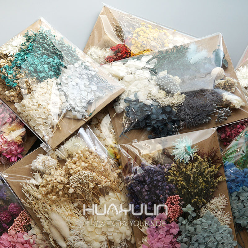 Flower Preservation Resin - 1 팩 인공 식물 말린 진짜