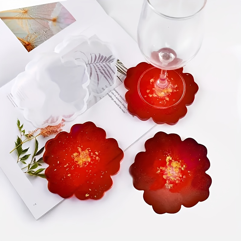5개 거울형 대형 꽃, 소형 꽃 컵 쿠션 베이스 실리콘 - Flower Preservation Resin 리뷰 및 가격