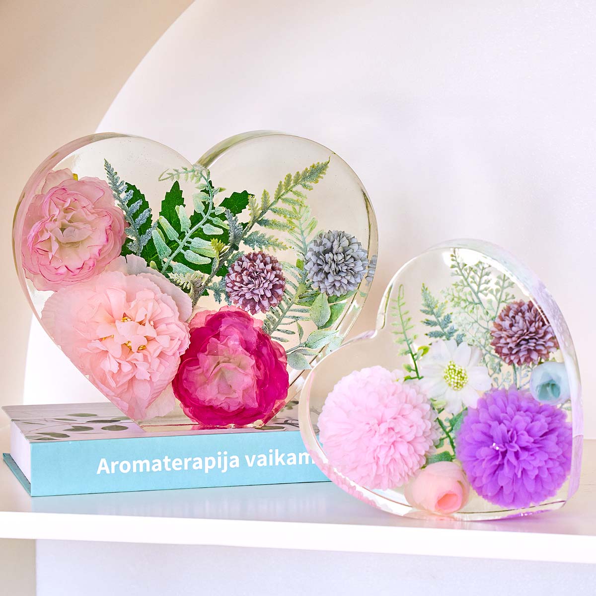 대형 사랑 모양 실리콘 몰드 DIY 하트 육각형 에폭시 - Flower Preservation Resin 리뷰 및 가격