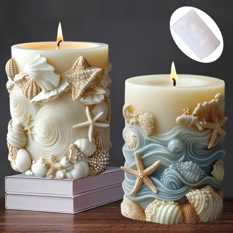 DIY 오션 스타일 구호 원통형 양초 실리콘 금형 불가 - Resin Ocean Wave Mold 리뷰 및 가격