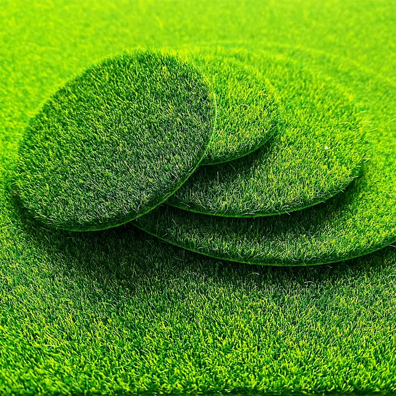 5/10개입 원형 인조 이끼 가짜 잔디 플로킹 잔디 시 - Terrarium Moss Art 리뷰 및 가격