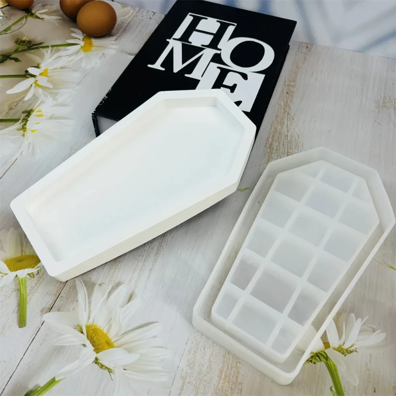 할로윈 관 모양 레진 몰드 트레이 수납함 석고 주조 D - Serving Tray Mold 리뷰 및 가격