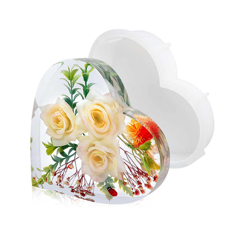 대형 하트 에폭시 수지 몰드 꽃 보존 DIY 북엔드 웨 - Flower Preservation Resin 리뷰 및 가격