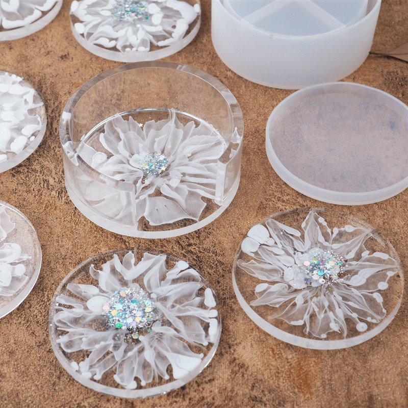 SNASAN 코스터 컵 매트 실리콘 몰드 수지 보관 상 - Serving Tray Mold 리뷰 및 가격