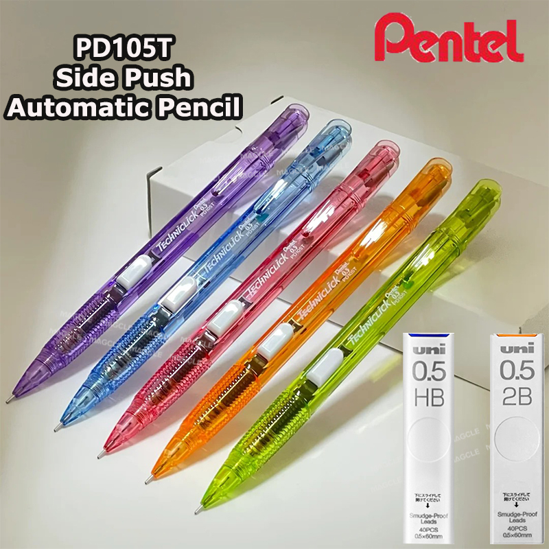 펜텔 귀여운 샤프펜슬 PD105T TECHNICLICK - Pentel Pen Energel 리뷰 및 가격