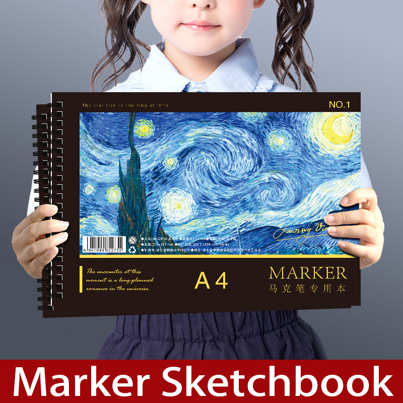 60매 A4 코일 스케치북, 친환경 두꺼운 드로잉 용지 - Copic Marker Sketch 리뷰 및 가격