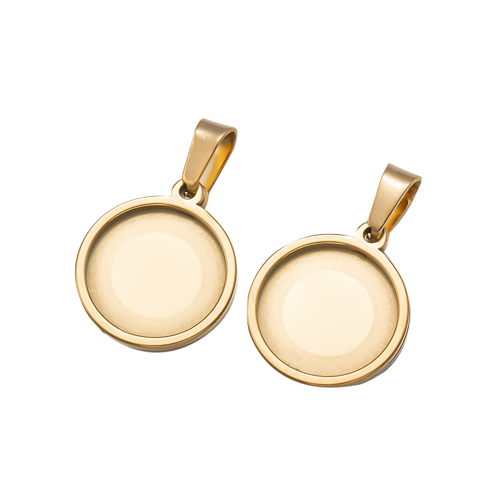 스테인리스 스틸 원형 카보숑 카메오 베이스 설정 빈 트 - Bezels Set Pendant 리뷰 및 가격