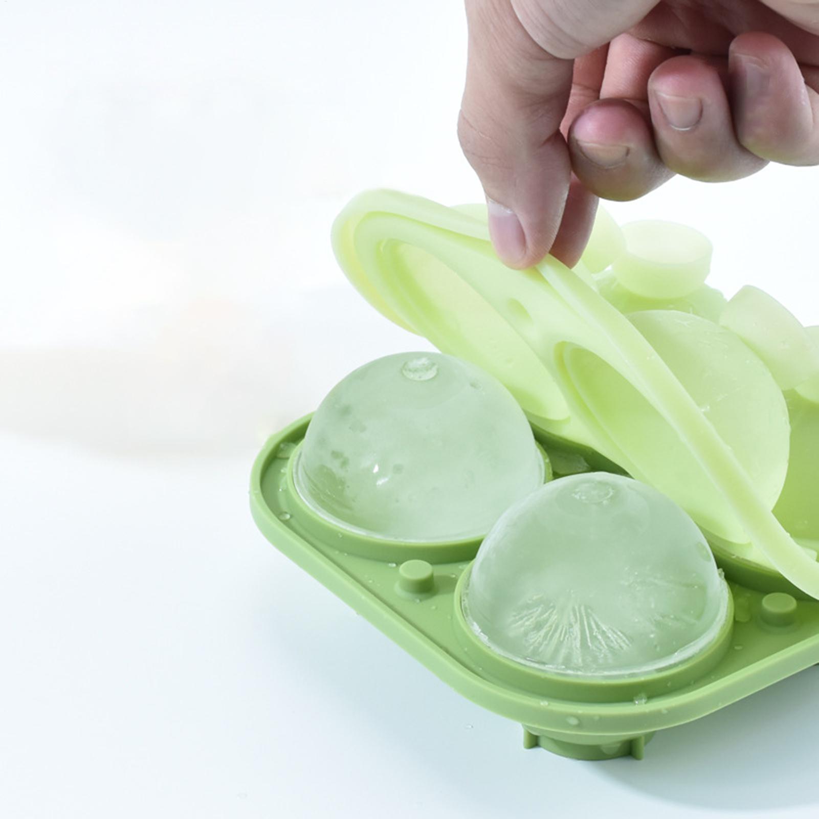구형 얼음틀 실리콘 아이스 블록 트레이 볼 모양 쌓을  - Serving Tray Mold 리뷰 및 가격