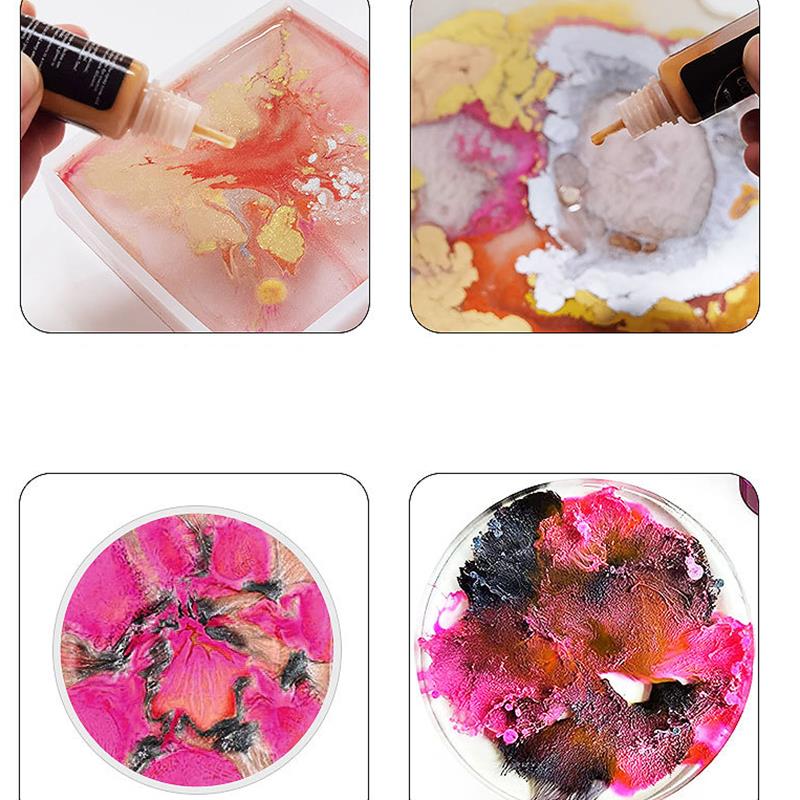 10ml 에폭시 수지 안료 액체 알코올 잉크 확산 DI - Resin Dye Alcohol 리뷰 및 가격